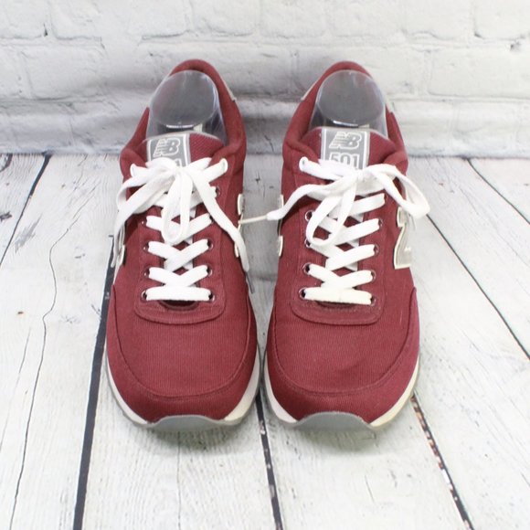 NEW BALANCE 501 Classic Red Sneakers Size 10 M - Picture 5 of 9